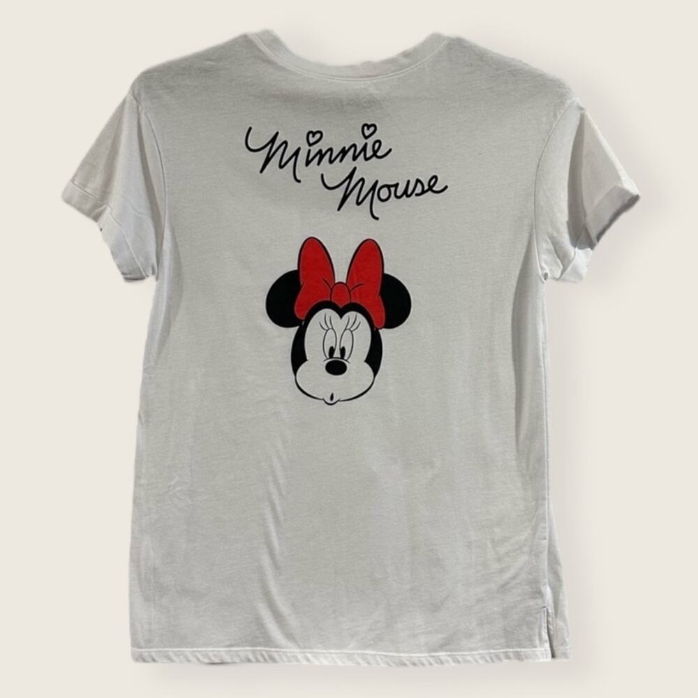 EUC |Disney | Minnie Mouse Pocket Tee | White | Large